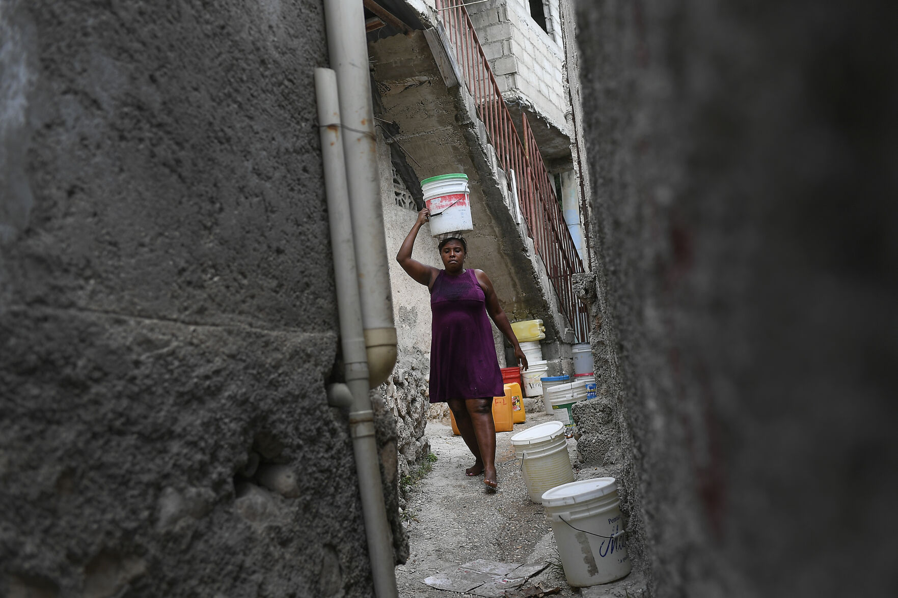 APTOPIX Haiti Water